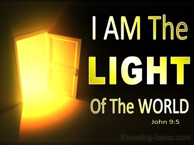 John 9:5 Jesus Is The Light Of The World (yellow)